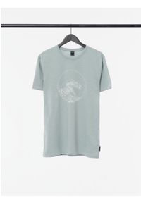 outhorn - T-shirt z nadrukiem męski. Materiał: materiał, bawełna. Wzór: nadruk. Styl: wakacyjny #2