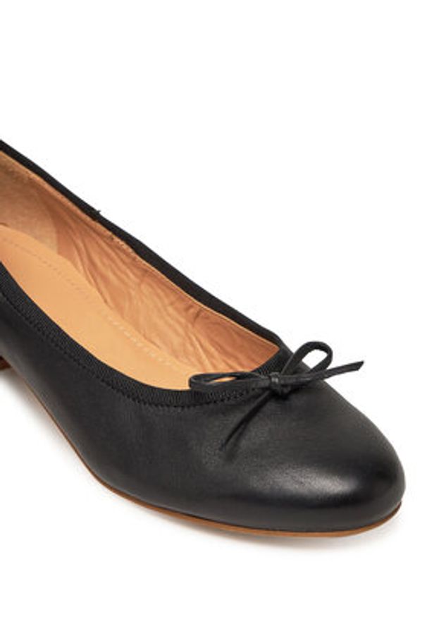 BALAGAN - Balagan Czółenka Roza Czarny. Kolor: czarny. Materiał: skóra