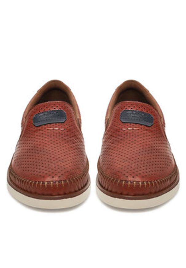 Rieker Półbuty B2356-24 Brązowy. Kolor: brązowy. Materiał: materiał, syntetyk