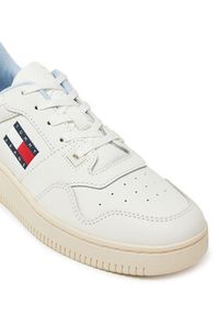 Tommy Jeans Sneakersy Tjw Retro Basket Ess EN0EN02505 Błękitny. Kolor: niebieski. Materiał: skóra