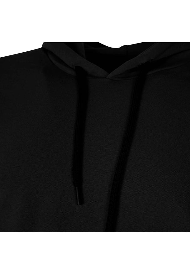 Xagon Man Bluza | A2008 1F 30052 | Mężczyzna | Czarny. Okazja: na co dzień. Typ kołnierza: kaptur. Kolor: czarny. Materiał: poliamid, akryl, elastan. Wzór: aplikacja. Styl: casual