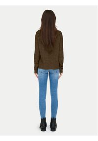 only - ONLY Sweter 15234745 Brązowy Regular Fit. Kolor: brązowy. Materiał: syntetyk