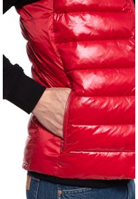 Wrangler - MĘSKI BEZRĘKAWNIK WRANGLER PUFFER VEST RED W4A3XTX47. Materiał: puch. Długość rękawa: bez rękawów #4