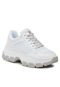 Guess Sneakersy Brecky FLPBRE ELE12 Biały. Kolor: biały. Materiał: materiał