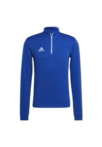 Bluza piłkarska męska Adidas Entrada 22 Training Top. Kolor: niebieski. Sport: piłka nożna