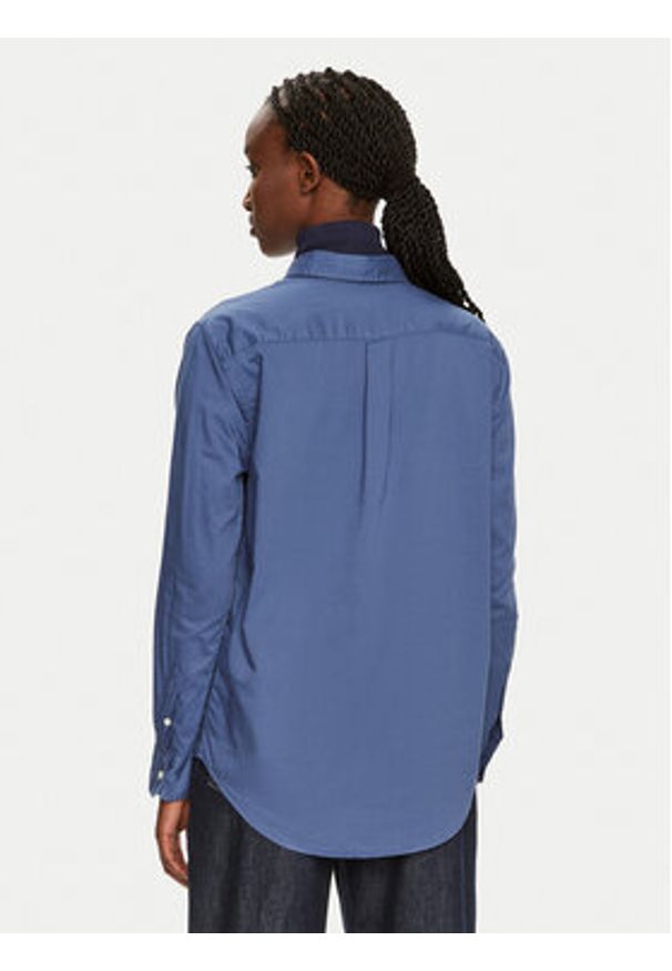 Polo Ralph Lauren Koszula 211932522007 Niebieski Regular Fit. Typ kołnierza: polo. Kolor: niebieski. Materiał: bawełna