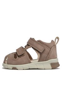 ecco - ECCO Sandały MINI STRIDE SANDAL 76113102674 Beżowy. Kolor: beżowy. Materiał: skóra #2