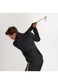 INESIS - Kurtka do golfa męska Inesis RW500 wodoodporna. Typ kołnierza: golf. Kolor: szary, czarny, wielokolorowy. Materiał: materiał, poliester. Sport: golf
