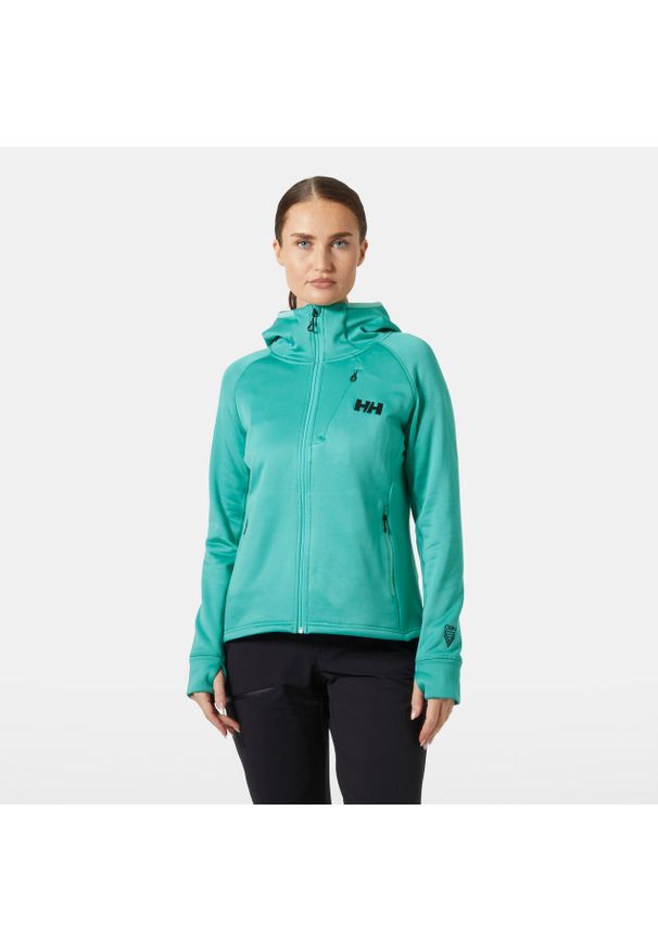 Bluza damska z kapturem Helly Hansen Odin Thermal Pro. Typ kołnierza: kaptur. Kolor: zielony. Sezon: zima. Sport: narciarstwo