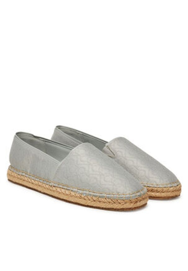 Calvin Klein Espadryle Flat Espadrille - Jacq HW0HW02467 Szary. Kolor: szary. Materiał: materiał