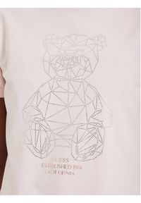 Guess T-Shirt V6GI12 K3325 Różowy Regular Fit. Kolor: różowy. Materiał: bawełna #3