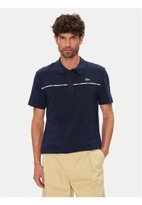 Lacoste Polo PH9863 Granatowy Regular Fit. Typ kołnierza: polo. Kolor: niebieski. Materiał: bawełna