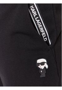 Karl Lagerfeld - KARL LAGERFELD Spodnie dresowe 705896 500900 Czarny Regular Fit. Kolor: czarny. Materiał: dresówka, bawełna #2