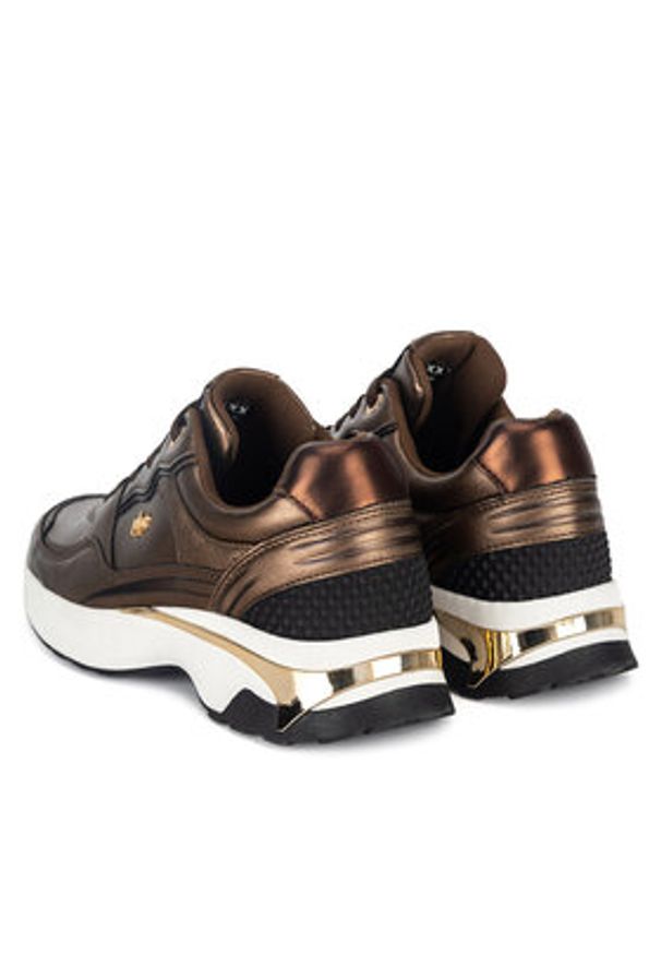 MEXX Sneakersy MI001009443W Miedziany. Kolor: brązowy. Materiał: skóra