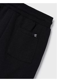 Mayoral Spodnie dresowe 725 Czarny Regular Fit. Kolor: czarny. Materiał: bawełna