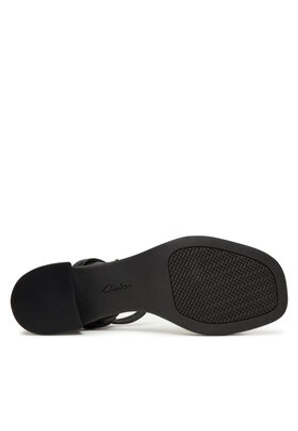 Clarks Sandały Jaylan Ray 26181658 Czarny. Kolor: czarny. Materiał: skóra