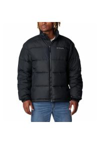columbia - Kurtka Turystyczna Puchowa Męska Columbia Pike Lake II Jacket. Kolor: czarny. Materiał: puch. Sport: turystyka piesza
