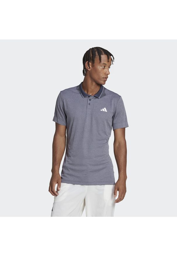 Koszulka do tenisa męska Adidas Tennis FreeLift Polo Shirt. Typ kołnierza: polo. Kolor: niebieski. Sport: tenis