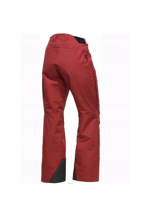 Haglöfs - Spodnie narciarskie damskie Haglofs Khione. Kolor: czerwony. Sezon: zima. Sport: narciarstwo