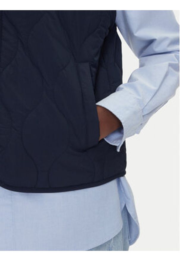 Tommy Jeans Bezrękawnik Onion DW0DW21184 Granatowy Regular Fit. Kolor: niebieski. Materiał: syntetyk. Długość rękawa: bez rękawów