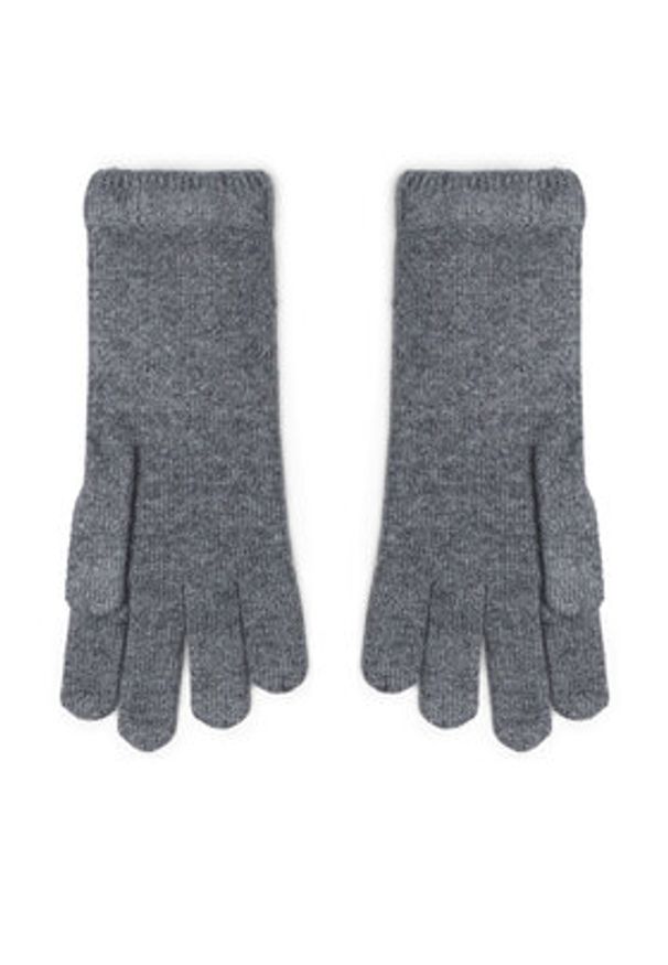 TOMMY HILFIGER - Tommy Hilfiger Rękawiczki Damskie AW0AW16656 Szary. Kolor: szary. Materiał: poliamid, nylon