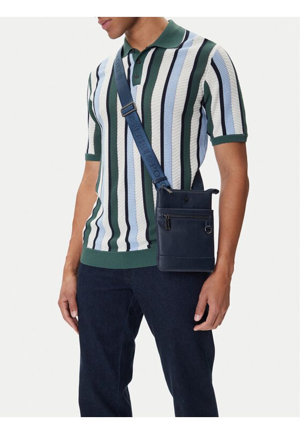 Beverly Hills Polo Club Saszetka C-BHPC-L-003-08 Granatowy. Kolor: niebieski. Materiał: materiał