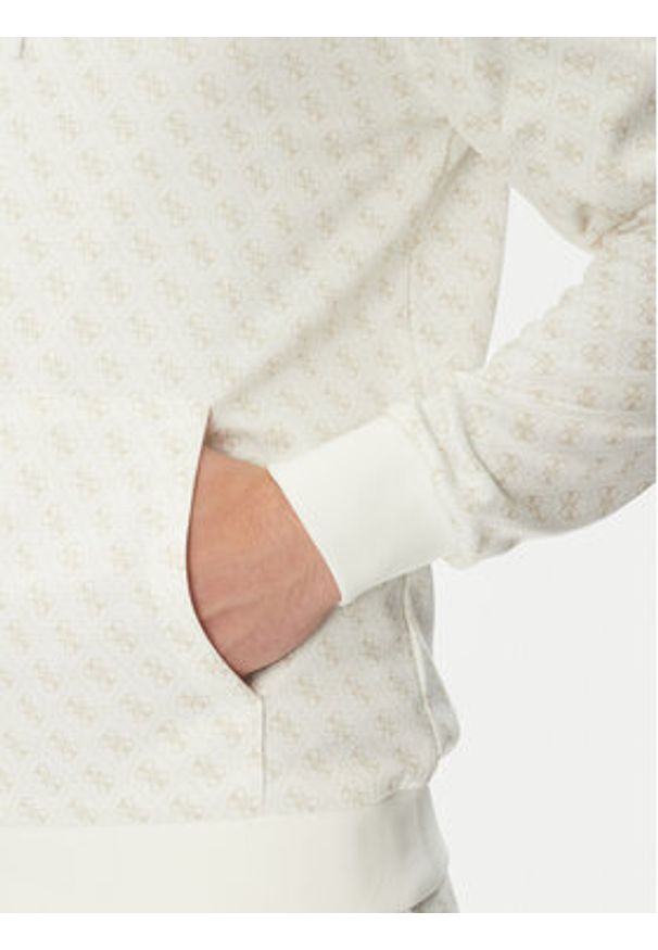 Guess Bluza New Korbin Z4BQ30 FL04Q Biały Regular Fit. Kolor: biały. Materiał: syntetyk, bawełna