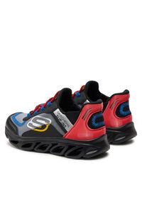 skechers - Skechers Sneakersy Flex Glide 403840L/BKMT Czarny. Kolor: czarny. Materiał: skóra