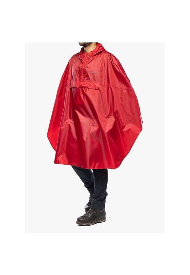 Peleryna turystyczna Trekmates Rove Poncho - chilli pepper. Kolor: czerwony