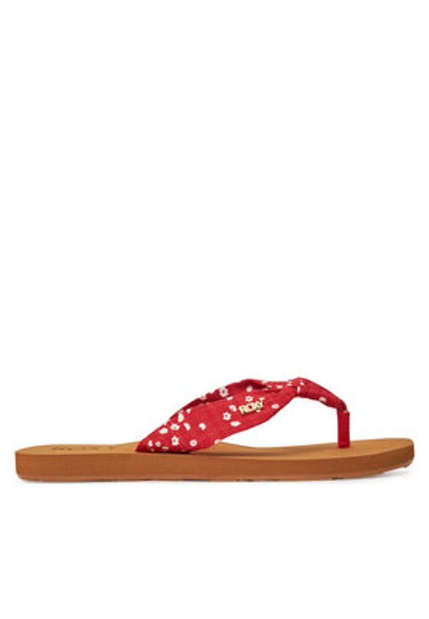Roxy Japonki ARJL101175 Czarny. Kolor: czarny. Materiał: materiał