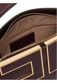 Elisabetta Franchi Torebka BS-36A-56E2-V360 Bordowy. Kolor: czerwony. Materiał: skórzane