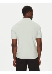 Calvin Klein Polo Micro Waffle Polo S/S K10K114465 Écru Regular Fit. Typ kołnierza: polo. Materiał: bawełna