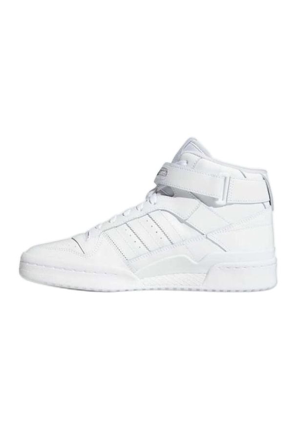 Adidas - Buty adidas Forum Mid M FY4975 białe. Okazja: na co dzień. Kolor: biały. Materiał: materiał, skóra, guma. Szerokość cholewki: normalna