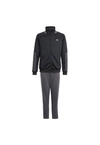 Adidas - Dres Sereno Kids. Okazja: na uczelnię. Kolor: czarny, szary, wielokolorowy. Materiał: dresówka. Styl: sportowy #1