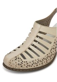 Rieker Sandały CEO-40959-60 Szary. Kolor: szary. Materiał: skóra #7