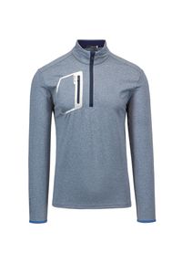 RLX Ralph Lauren - Bluza z zamkiem RLX RALPH LAUREN. Typ kołnierza: golf. Materiał: materiał, tkanina. Wzór: melanż. Sezon: wiosna, jesień