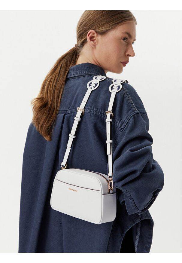 MICHAEL Michael Kors Torebka 32S6GJ6C5L Biały. Kolor: biały. Materiał: skórzane