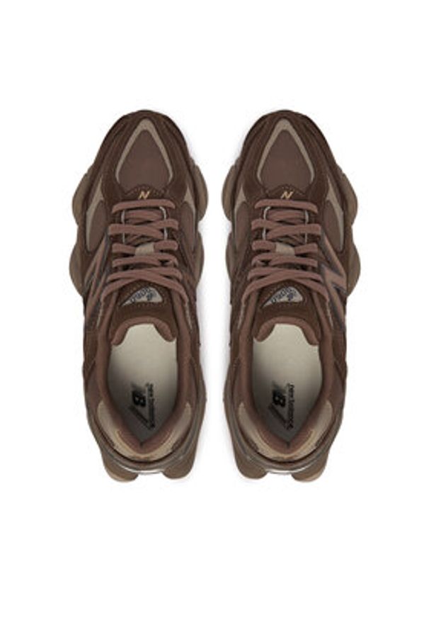 New Balance Sneakersy U9060493 Brązowy. Kolor: brązowy. Materiał: skóra, zamsz