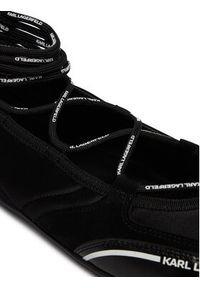 Karl Lagerfeld - KARL LAGERFELD Baleriny Altia KL66111 Czarny. Kolor: czarny. Materiał: skóra #4
