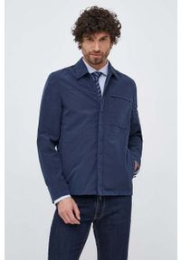 PAUL & SHARK - Paul&Shark kurtka męska kolor granatowy przejściowa. Okazja: na co dzień. Kolor: niebieski. Materiał: poliester, włókno. Styl: casual #1