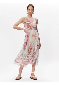 TwinSet - TWINSET Sukienka letnia 231TP2730 Kolorowy Regular Fit. Materiał: syntetyk. Wzór: kolorowy. Sezon: lato #3
