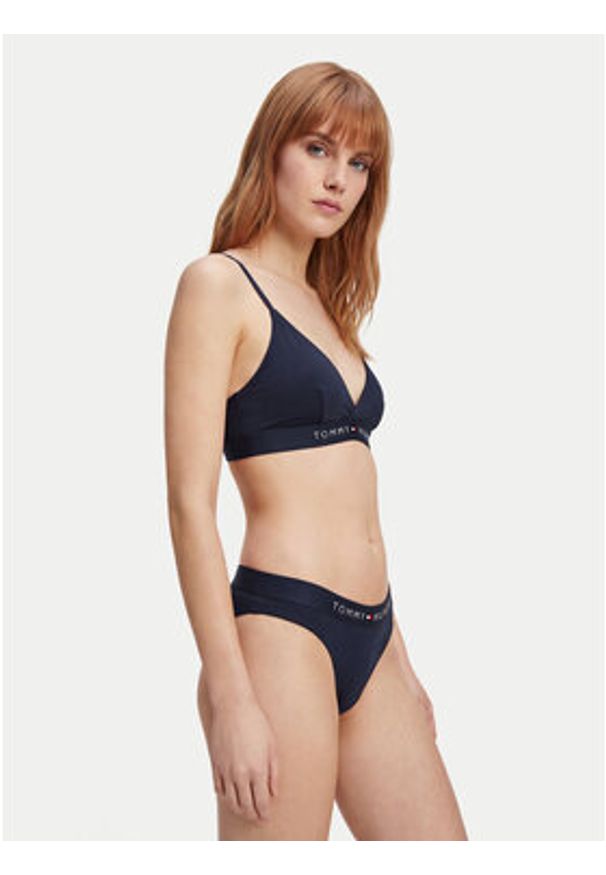 TOMMY HILFIGER - Tommy Hilfiger Góra od bikini UW0UW06361 Granatowy. Kolor: niebieski. Materiał: syntetyk