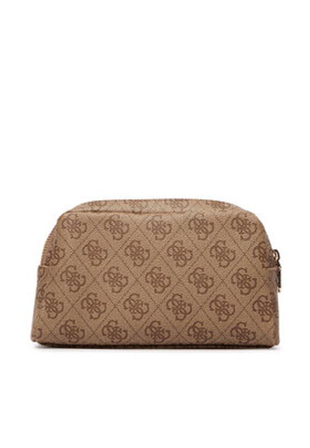 Guess Kosmetyczka PW7564 P6273 Beżowy ciemny. Kolor: beżowy. Materiał: skóra