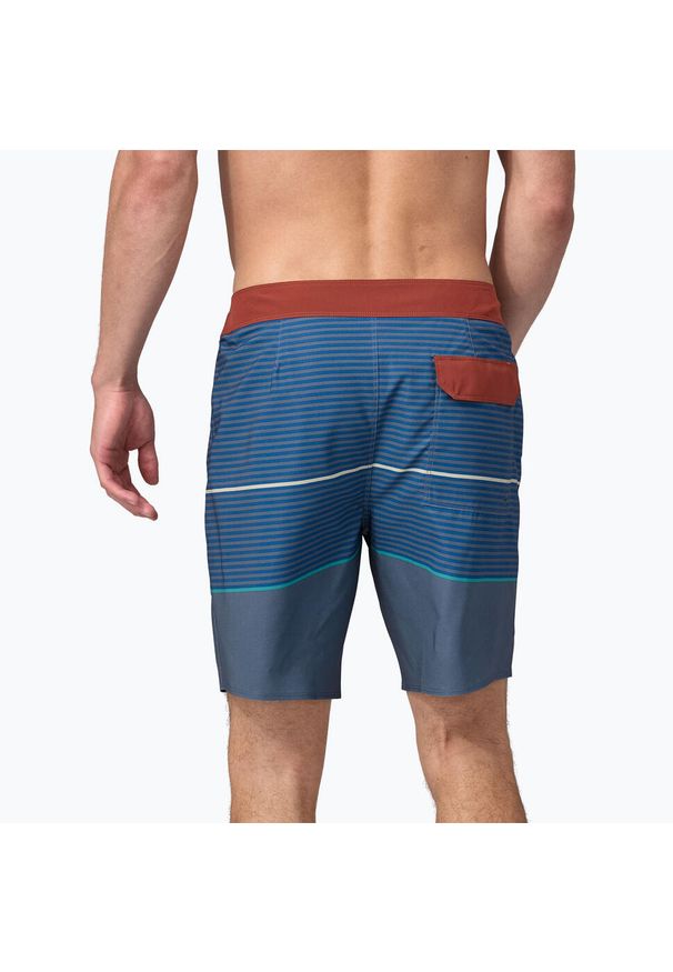 Szorty kąpielowe męskie Patagonia Hydropeak Boardshorts. Kolor: niebieski