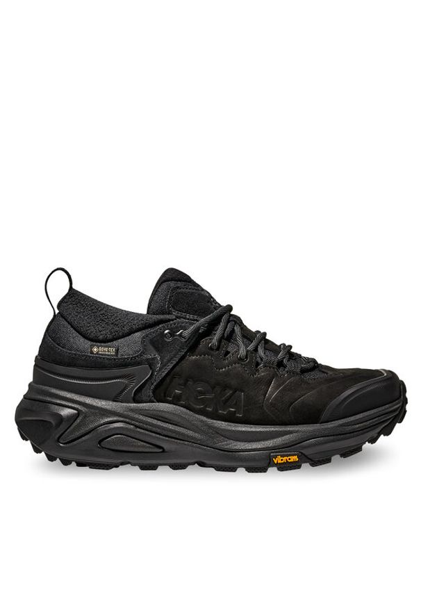 HOKA - Hoka Trekkingi Kaha 3 Low Gtx GORE-TEX 1162532 Czarny. Kolor: czarny. Materiał: nubuk, skóra. Technologia: Gore-Tex. Sport: turystyka piesza