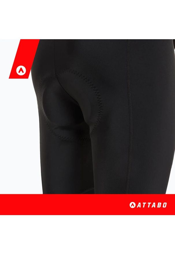 Spodenki rowerowe damskie ATTABO Kirun WMNS Bib Shorts. Kolor: czarny