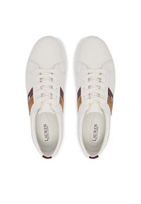 Lauren Ralph Lauren - LAUREN RALPH LAUREN Sneakersy Janson II 802979187003 Biały. Kolor: biały. Materiał: skóra #6