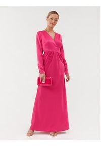 YAS Sukienka wieczorowa 26031520 Różowy Regular Fit. Kolor: różowy. Materiał: syntetyk. Styl: wizytowy #3
