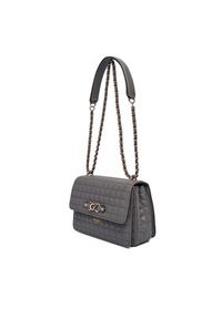 Guess Torebka Nadira HWQG84 24210 Szary. Kolor: szary. Materiał: skórzane