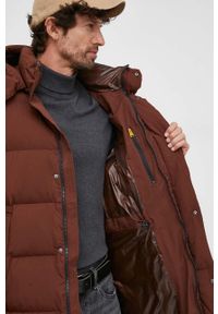 Hetrego kurtka puchowa męska kolor brązowy zimowa. Kolor: brązowy. Materiał: puch. Sezon: zima #3